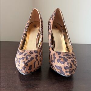 Leopard Print Heels
